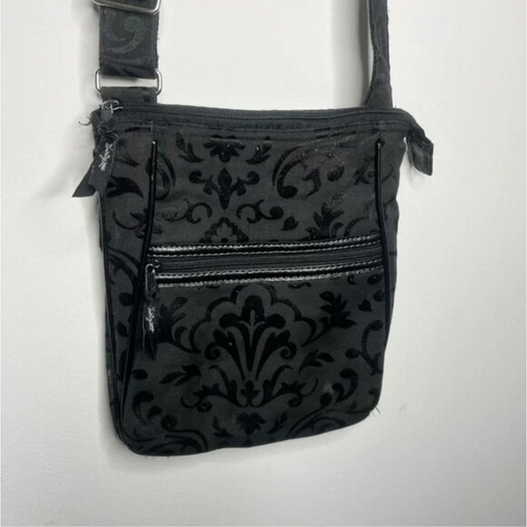 Thirty One Cross Body Damask Black Bag Excellent condition No flaws Clean smoke - Picture 1 of 3